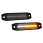 Markeringsljus - M-Led - Dual Color - 3.1" - 8cm - Smoke - Vit/Bärnsten - 12V-24V Markeringsljus - M-Led - Dual Color - 3.1" - 8cm - Smoke - Vit/Bärnsten - 12V-24V