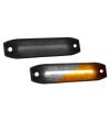 Markeringslicht - M-Led - Dual Color - 3.1" - 8cm - Smoke - Wit/Amber - 12V-24V