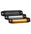 Begrenzungsleuchte - M-Led - Dual Color - 3.1" - 8cm - Smoke - Weiß/Amber - 12V-24V