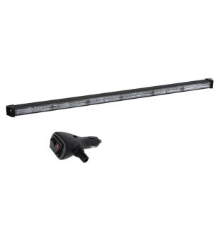 Traffic Advisor - M-Led - 36.1" - 91.6cm - Klar - 27 blixtmönster - Bärnsten - R65-2 - 12V-24V -
