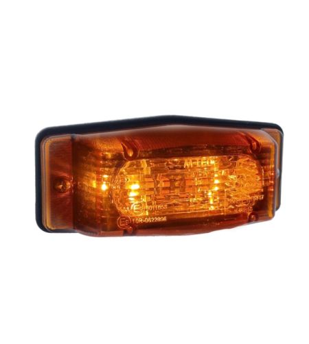 Double burner - M-Led - Classic - Full LED - 4.9" - 12.5cm - Amber - 20 flash patterns - 12V-24V