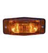 Double burner - M-Led - Classic - Full LED - 4.9" - 12.5cm - Bärnsten - 20 blixtmönster - 12V-24V -