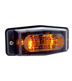 Double burner - M-Led - Klassisch - Dual Color - 4.9" - 12.5cm - LED - Smoke - Weiß/Amber - 12V-30V 