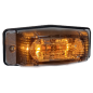 Double burner - M-Led - Classic - Dual Color - 4.9" - 12.5cm - LED - Clear - White/Amber - 12V-30V