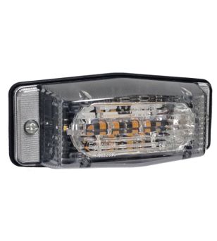 Double burner - M-Led - Classic - Dual Color - 4.9" - 12.5cm - Clear - White/Amber - 12V-30V