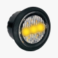 Blitzleuchte - M-Led - Compact - 1.3" - 3.4cm - Klar - Positionslicht Amber - 20 Blitzmuster - Amber - R65 - 12V-24V Blitzleuchte - M-Led - Compact - 1.3" - 3.4cm - Klar - Positionslicht Amber - 20 Blitzmuster - Amber - R65 - 12V-24V