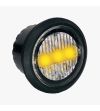 Flitser - M-Led - Compact - 1.3" - 3.4cm - Helder - Positielicht Amber - 20 flitspatronen - Amber - R65 - 12V-24V