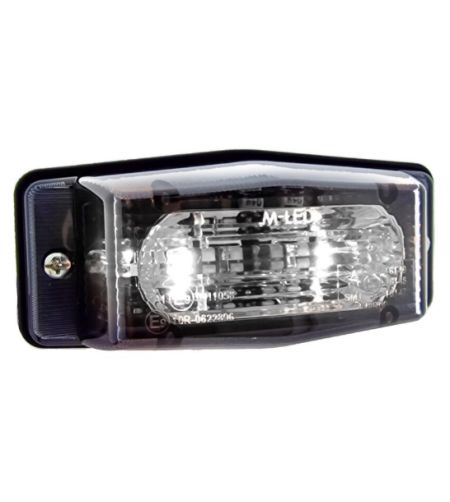 Double burner - M-Led - Klassisch - Dual Color - 5" - 12.6cm - smoke - Weiß/Amber - 12V-30V 
