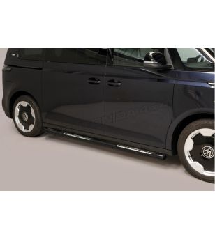 Sidebars - Misutonida - Design - Oval - Black Matte - Set - Volkswagen - ID Buzz - L2 - 2022+