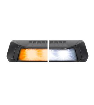 Work light - VisionX - 7.4" - 18.7cm - smoke - Downlighter - White/Amber - Work / Scene
