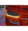 Dagsljus - Matronics - Dimbar och Hälsning - Vit/Bärnsten - flera blixtmönster - 24V - Set - Scania - R/S series - LED-strålkast