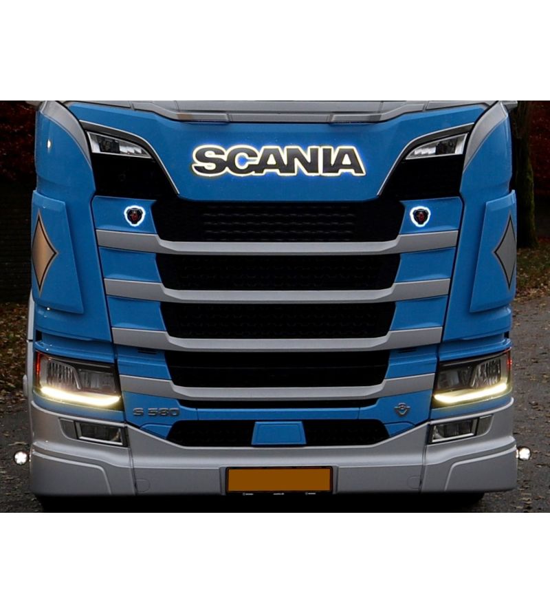 Dagrijverlichting - Matronics - DRL - Xenon wit - 24V - Set - Scania - G/L/P/R/S - LED koplampen - 2016+ Dagrijverlichting - Matronics - DRL - Xenon wit - 24V - Set - Scania - G/L/P/R/S - LED koplampen - 2016+