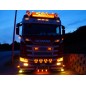 Daytime running lights - Matronics - HLstrip - Dual Color / Strobe - Amber/Xenon white - 24V - Set - Scania - G/L/P/R/S - LED headlights - 2016+ Daytime running lights - Matronics - HLstrip - Dual Color / Strobe - Amber/Xenon white - 24V - Set - Scania - G/L/P/R/S - LED headlights - 2016+
