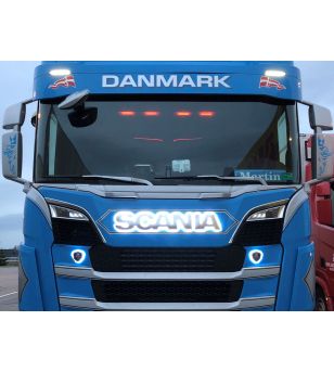 Logo lighting - Matronics - Scania - White/Amber/Red/Green/Blue - 24V - Set - Scania - L/R/S series - 2016+