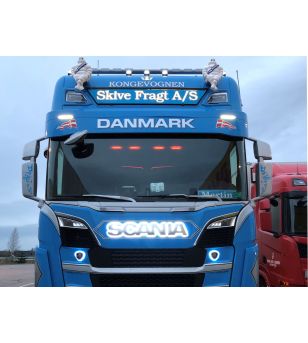 Logo lighting - Matronics - Scania - White/Amber/Red/Green/Blue - 24V - Set - Scania - L/R/S series - 2016+