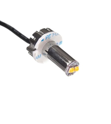 Blixtljus - Matronics - ProStrobe Hideaway - 0.5" - 1.2cm - Klar - 26 Blixtmönster - Bärnsten - 12V-24V -