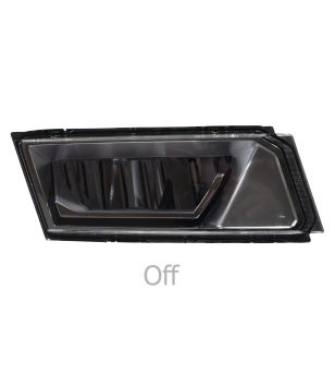 Daytime running lights - Matronics - DRL Position light in fog lamp - Dual Color / Strobe - White/Amber - 24V - Set - Scania - L