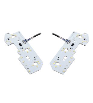Daytime running lights - Matronics - DRL Position light in fog lamp - Single Color - White/Amber/Yellow - 24V - Set - Scania - L