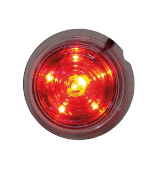 Markeringslicht - Strands - Dark Knight Viking - Rond - 3" - 7.8cm - Helder - Rood - 12V-30V