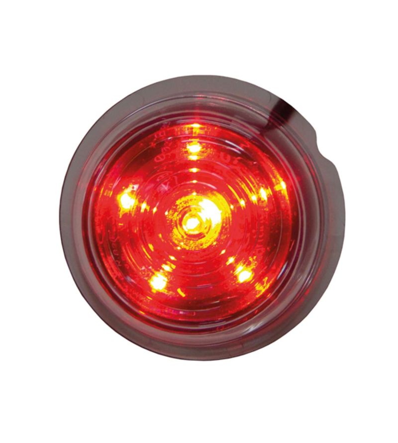 Markeringslicht - Strands - Dark Knight Viking - Rond - 3" - 7.8cm - Helder - Rood - 12V-30V Markeringslicht - Strands - Dark Knight Viking - Rond - 3" - 7.8cm - Helder - Rood - 12V-30V