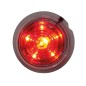Markeringslicht - Strands - Viking - 3" - 7.8cm - Helder - Rood - 12V-30V