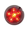 Begrenzungsleuchte - Strands - Dark Knight Viking - Rund - 3" - 7.8cm - Klar - Rot - 12V-30V