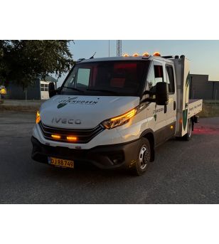 Daytime running lights - Matronics - DRL - Amber - 12V - Set - Iveco - Daily - 2020+