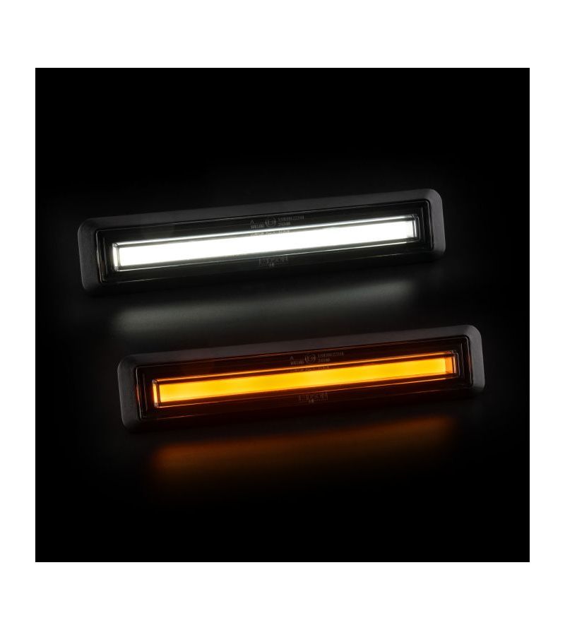 Markeringsljus - Ledson - Optoline NGR+ - 7.2" - 18.3cm - Vit/Bärnsten - 12V-24V Markeringsljus - Ledson - Optoline NGR+ - 7.2" - 18.3cm - Vit/Bärnsten - 12V-24V
