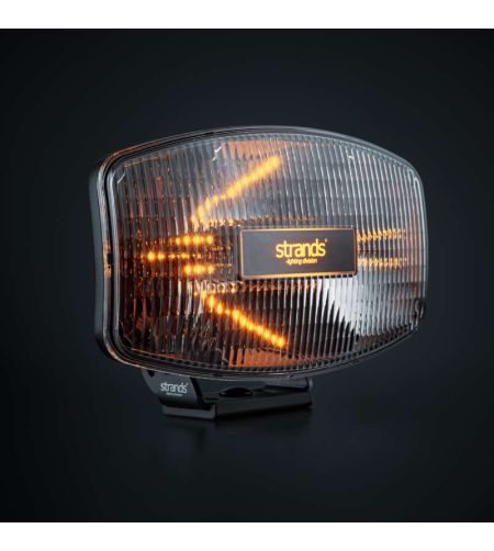 Verstraler - Strands - IZE LED OG - 9.7" - 24.7cm - Smoke - Old School - Positielicht Wit/Amber - Driving