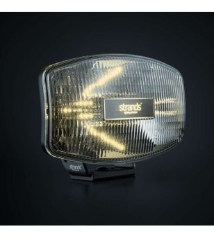 Extraljus - Strands - IZE LED OG - 9.7" - 24.7cm - Smoke - Old School - Positionsljus Vit/Bärnsten - Driving 