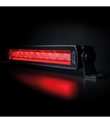 LED-ramp - Strands - Siberia XPA - SR - 12" - 30.5cm - smoke - Positionsljus Vit/Bärnsten - Driving 