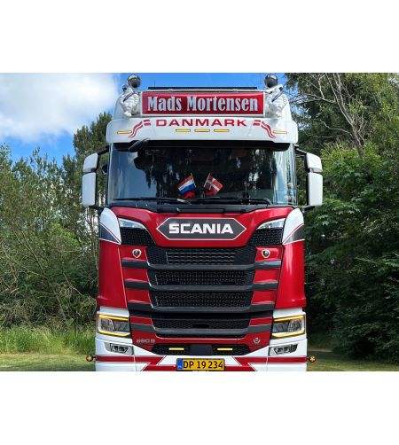 Markeringslicht - Matronics - Verlichting op Zonneklep - Tweekleurig - Wit/Amber - 24V - Scania - G/L/P/R/S - 2016+