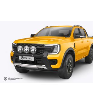 Lampenbügel - Metec - H-bar - EU - Schwarz matt - Ford - Ranger - 2023+