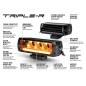 LED Light bar - Lazer - Triple-R 1250 - 23.2" - 59cm - Position light White/Amber - 16 flash patterns - Driving LED Light bar - Lazer - Triple-R 1250 - 23.2" - 59cm - Position light White/Amber - 16 flash patterns - Driving