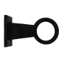 Montering - Gylle - Medium - För Gummiarmar - Rak - 6.5" - 16.5cm 