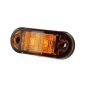 Marker Light - 247 Lighting - 2.3" - 6.5cm - Smoke - Amber - 12V-24V Marker Light - 247 Lighting - 2.3" - 6.5cm - Smoke - Amber - 12V-24V