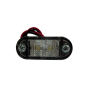 Marker Light - 247 Lighting - 2.3" - 6.5cm - Smoke - White - 12V-24V Marker Light - 247 Lighting - 2.3" - 6.5cm - Smoke - White - 12V-24V