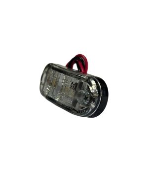 Markeringsljus - 247 Lighting - 2.3" - 6.5cm - Smoke - Vit - 12V-24V