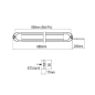 Invändig belysning - 247 Lighting - med rörelsesensor - 26.8" - 68cm - Warm white - 12V-24V - Invändig belysning - 247 Lighting - med rörelsesensor - 26.8" - 68cm - Warm white - 12V-24V -