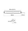 Interior lighting - Ledson - GlowStrip - 39.4" - 100cm - White - 12V