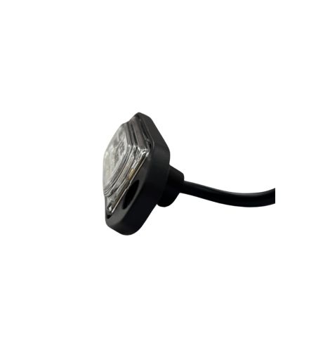 Blitzleuchte - 247 Lighting - Slimline 3-Led - 3.1" - 8cm - Klar - 10 Blitzmuster - Amber - R65 - 12V-30V