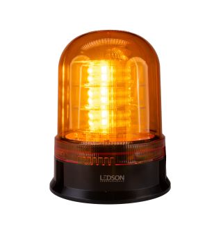 Beacon - Ledson - Optoguard Dome - 7.1" - 17.8cm - Amber - 4 Flash patterns - Amber - R65 - 12V-24V