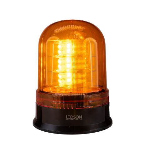 Zwaailamp - Ledson - Optoguard Dome - 7.1" - 17.8cm - Amber - 4 Flitspatronen - Amber - R65 - 12V-24V