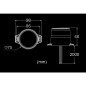 Zwaailamp - Ledson - Optoguard Pod - 2.6" - 6.6cm - Amber - 12 flitspatronen - Amber - R65 - 12V-24V Zwaailamp - Ledson - Optoguard Pod - 2.6" - 6.6cm - Amber - 12 flitspatronen - Amber - R65 - 12V-24V