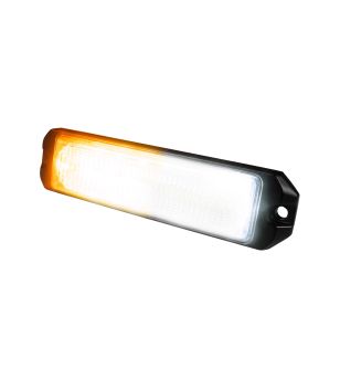 Warning light - Ledson - Astro 6+ - 4.7" - 12cm - Clear - 21 Flash patterns - White/Amber - R65 - 12V-24V