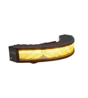 Blitzleuchte - Ledson - 6.7" - 17cm - Klar - 26 Blitzmuster - Amber - R65 - 12V-30V