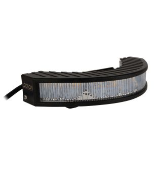 Warning light - Ledson - 6.7" - 17cm - Clear - 26 Flash patterns - Amber - R65 - 12V-30V