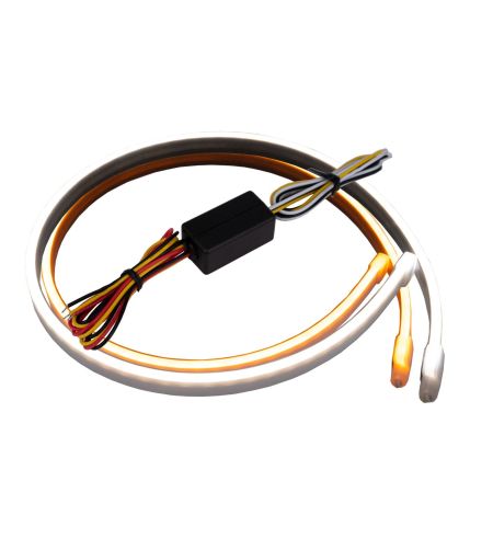 Marker Light - Ledson - 23.6" - 60cm - Side Strip - White/Amber - 24V - Set
