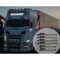 Ledstrip - Ledson - Truck Hoekschild/Vuilafstoter - Dual Color - Wit/Amber - 24V - Set Ledstrip - Ledson - Truck Hoekschild/Vuilafstoter - Dual Color - Wit/Amber - 24V - Set