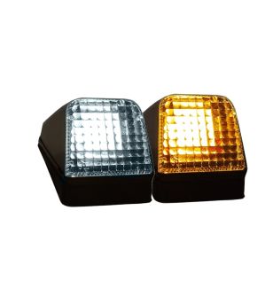 Cab roof lights - Matronics - Dual Color - Volvo-Style - Clear - White/Amber/Red - 24V